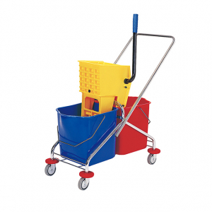 Xe vắt móp đôi 46 lít khung inox