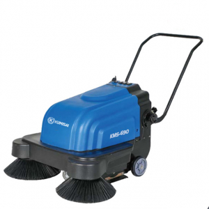 Máy quét rác đường đẩy tay mini chạy bằng ắc quy Kumisai KMS-690