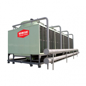 2 tổ hợp tháp giải nhiệt Kumisai KMS 400RT 4Cell