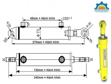 [Giải đáp] Thông số và bản vẽ xi lanh thủy lực thế nào mới chuẩn?