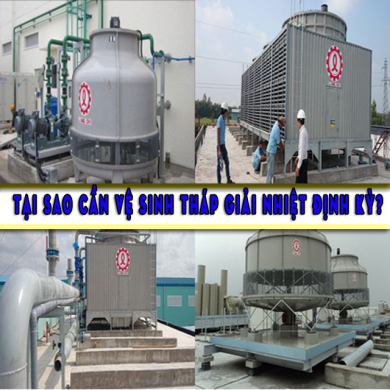Quy trình vệ sinh tháp giải nhiệt chuẩn nhất, đơn giản nhất