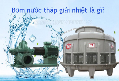 Cấu tạo, nguyên lý hoạt động máy bơm nước tháp giải nhiệt