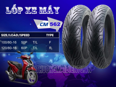Lốp xe máy: Phân loại và ý nghĩa của các thông số