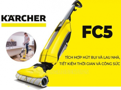 Máy lau sàn 2 trong 1 Karcher FC 5 có thực sự đáng tiền không?