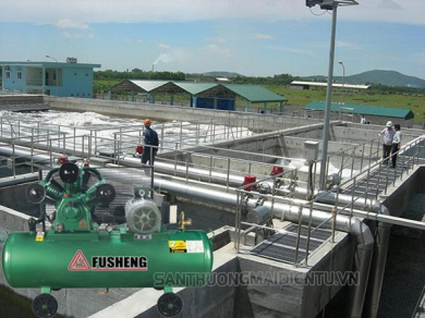Vai trò quan trọng của máy nén khí trong xử lý nước thải