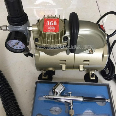 Máy nén khí Yunica 168 dùng cho súng vẽ có đặc điểm gì nổi bật?