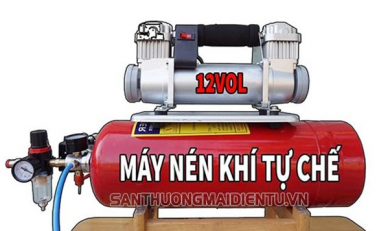 Hướng dẫn cách tự chế máy nén khí tại nhà cực kỳ đơn giản