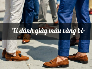 [KINH NGHIỆM] Mua xi đánh giày màu vàng bò chuẩn xác nhất