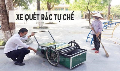 Hướng dẫn chi tiết cách làm xe quét rác tự chế đơn giản