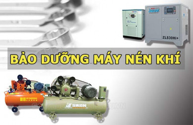 Quy trình bảo dưỡng máy nén khí đúng cách & hiệu quả
