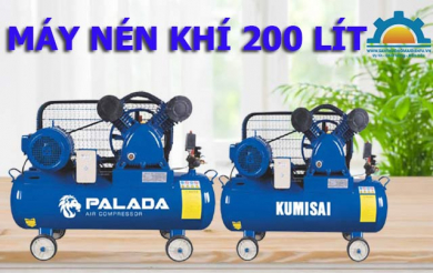 Top máy nén khí 200 lít được ĐÁNH GIÁ tốt nhất hiện nay