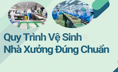 Các thông tin cần biết về quy trình vệ sinh nhà xưởng
