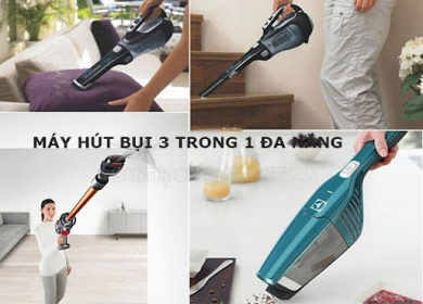 Tìm hiểu về dòng máy hút bụi 3 trong 1 đa năng