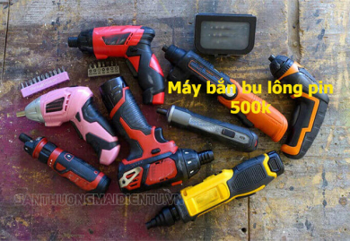 Máy bắn bu lông pin 500k giá rẻ, chất lượng cao