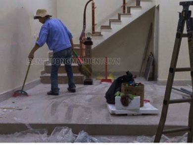 Cách vệ sinh sàn nhà sau xây dựng