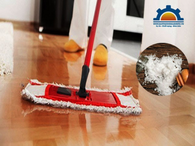 Bí quyết lau nhà bằng nước muối siêu sạch