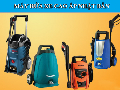 Top 5 máy rửa xe cao áp Nhật Bản bán chạy nhất