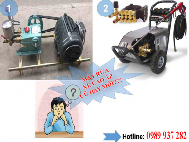 Mua máy rửa xe cao áp cũ: NÊN hay KHÔNG?