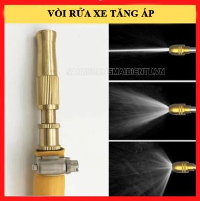 Vòi rửa xe tăng áp: đặc điểm, cấu tạo, phân loại
