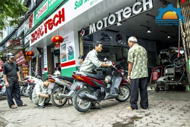 Làm giàu từ nghề rửa xe máy, có hay không?