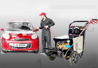 Cách chọn máy rửa xe chuyên nghiệp cho tiệm rửa xe, garage ô tô