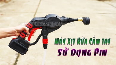 CÓ NÊN mua máy rửa xe dùng pin? TOP 5 máy rửa xe chạy pin siêu bền