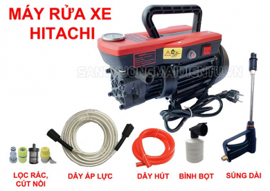 Đánh giá máy rửa xe Hitachi 2300W cận cảnh và chi tiết nhất