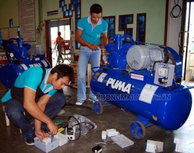 Máy nén khí lên hơi chậm: Nguyên nhân, cách khắc phục triệt để