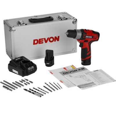 Máy khoan vặn vít 12V Devon 5268-Li-12TS (Hộp nhôm)