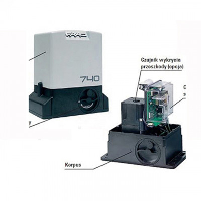 Motor cổng lùa FAAC C740
