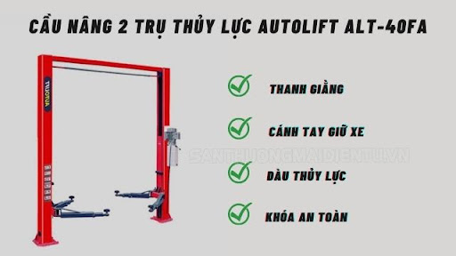 Những bộ phận cơ bản có ở cầu nâng