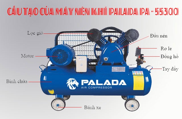 máy bơm nén khí Palada PA - 55300
