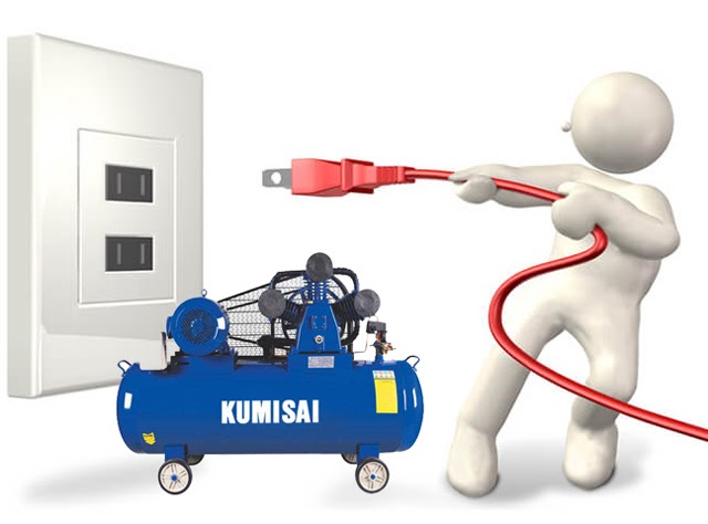 máy nén khí nhà xưởng Kumisai KMS - 75120