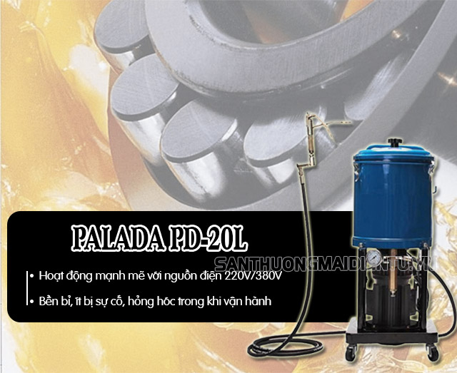 Máy bơm mỡ bằng điện Palada PD20L