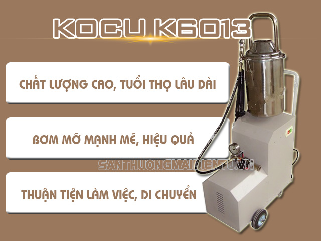máy bơm mỡ điện Kocu K6013