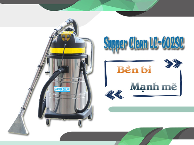 máy giặt thảm phun hút Supper Clean LC-602SC