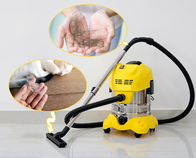 Rác thải vướng lại làm tắc ống hút