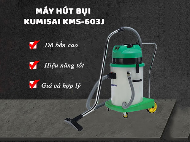 máy hút bụi công nghiệp Kumisai KMS-603J