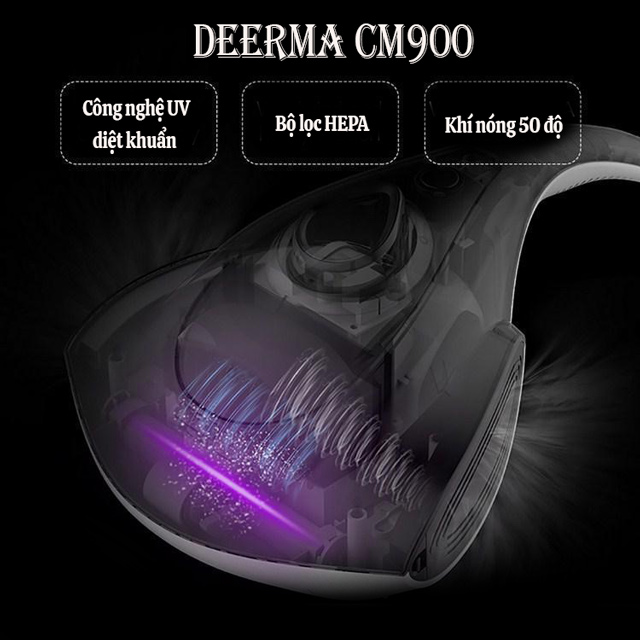Khả năng hút cực mạnh của Deerma CM900