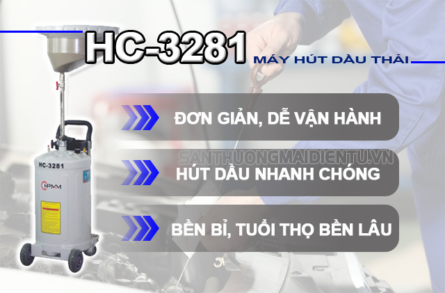 máy hút dầu thải HC 3281
