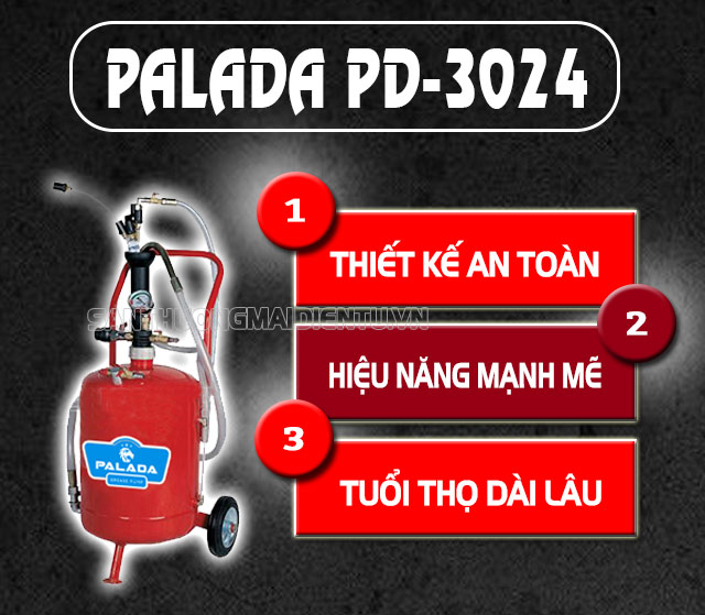 máy hút dầu thải Palada PD-3024