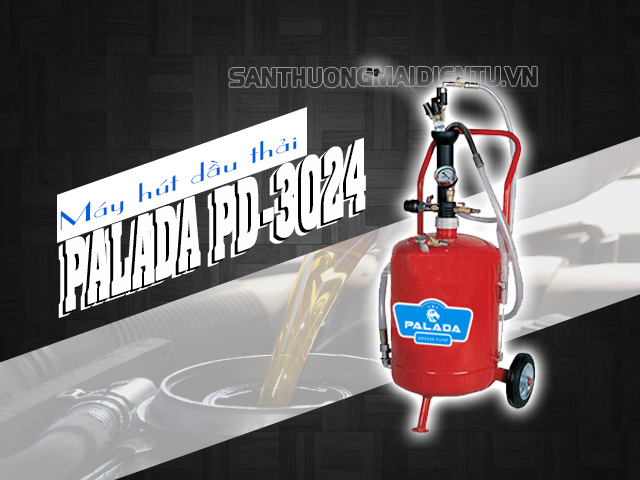 máy hút dầu thải dùng khí nén Palada PD-3024
