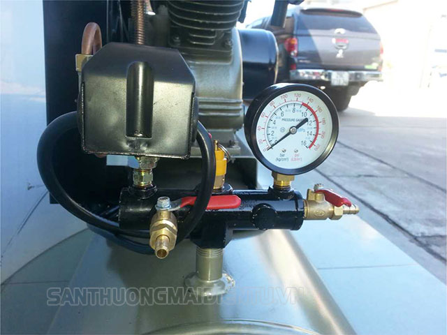 Đồng hồ áp suất máy nén khí đơn vị kg/cm²