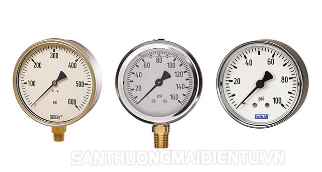 Đồng hồ đo áp suất khí đơn vị Psi