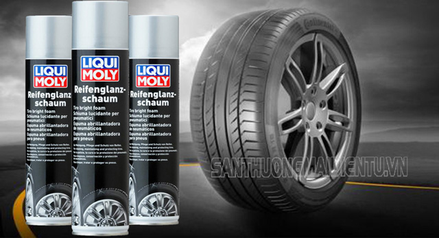 Dung dịch làm đen lốp xe máy