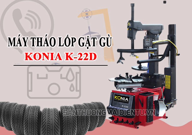 Máy tháo lốp xe con cần gật gù Konia K-22D