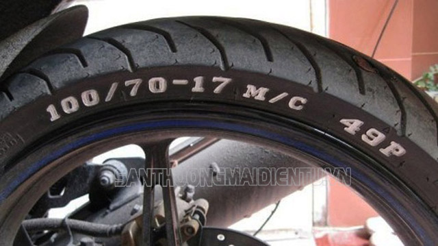 VD thông số lốp xe máy theo độ bẹt