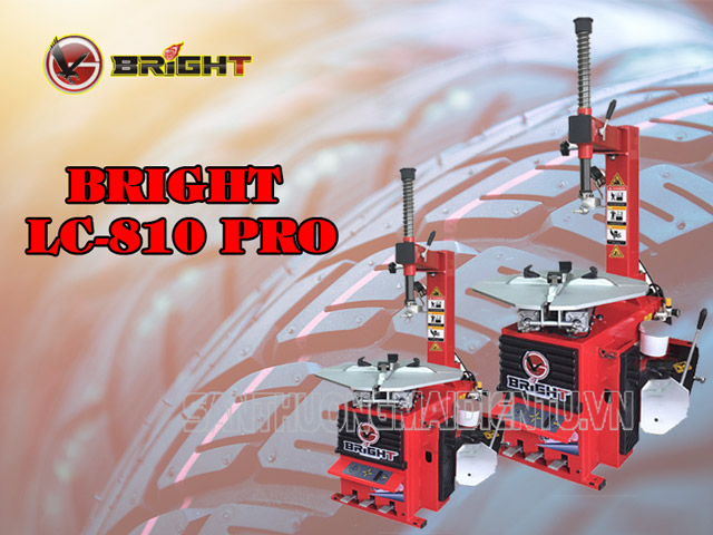 Bright LC-810 Pro - Tính linh hoạt cao, có thể ra vào lốp cho mọi loại lốp khác nhau