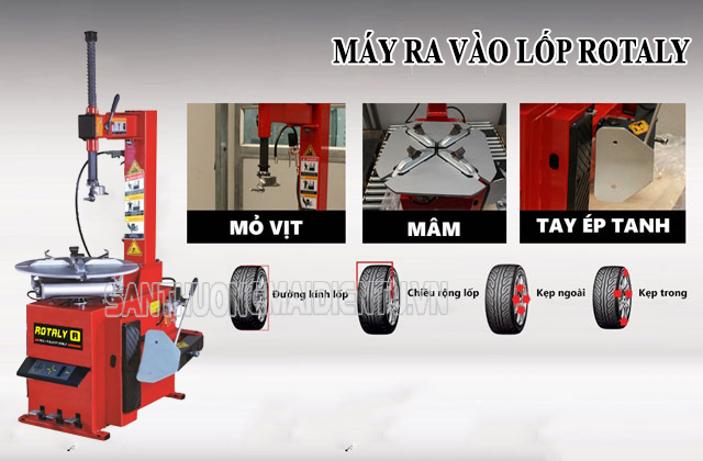 Rotaly - Thương hiệu máy ra vỏ lốp nổi tiếng của Trung Quốc