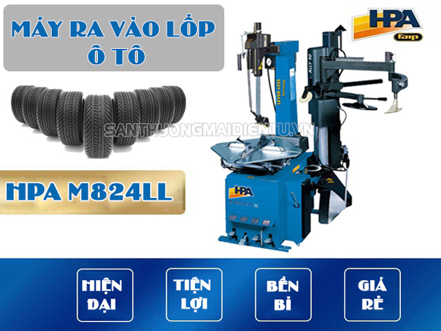 Sản phẩm máy ra vào lốp ô tô HPA M824LL